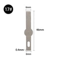 thumbnail image 5 of BUYISI 13Pcs Set Art Carving Cutter With Box Craft Sculpture Paper Cutting Blade Precision Engraving Cutter Hand Tool Carving Tools, 5 of 9