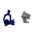 thumbnail image 1 of Escultura De Figura Humana De Pensador Abstracto Y Colección De Estatuas De Búho Modernas Para Oficina, Bar, Boda, Sala De Estar, Gabinete, Escritorio, Adorno Decorativo, 1 of 8