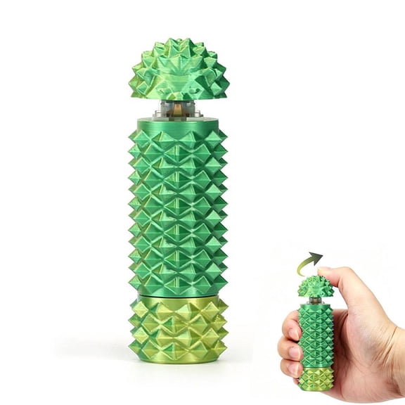 Spiky Fidget Roller for Anxiety Relief - 3D Printed PLA Sensory Massage Tool for Adults