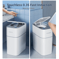 thumbnail image 3 of Joybos Automatic Trash Can with Lid，3.8 Gallon Touchless Motion Sensor Bathroom Trash Bin,2-Pack, 3 of 7