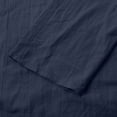 thumbnail image 6 of LIZUOJUN Women’s V-Neck Short Sleeve Henley Shirt Cotton Linen Blend Casual Summer Tee Breathique Soft Knit Button Detail Navy 2XL, 6 of 7
