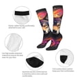 thumbnail image 3 of Naloa Colorful Wolf Head Thigh High Socks Extra Long Stretchy Sock Women Over Knee High Opaque Stocking Daily Wear, 3 of 6