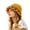 Orange, variant on Wide Brim Sun Hats Cute Styling Handmade Food Knitted Wool Fisherman'S Hat