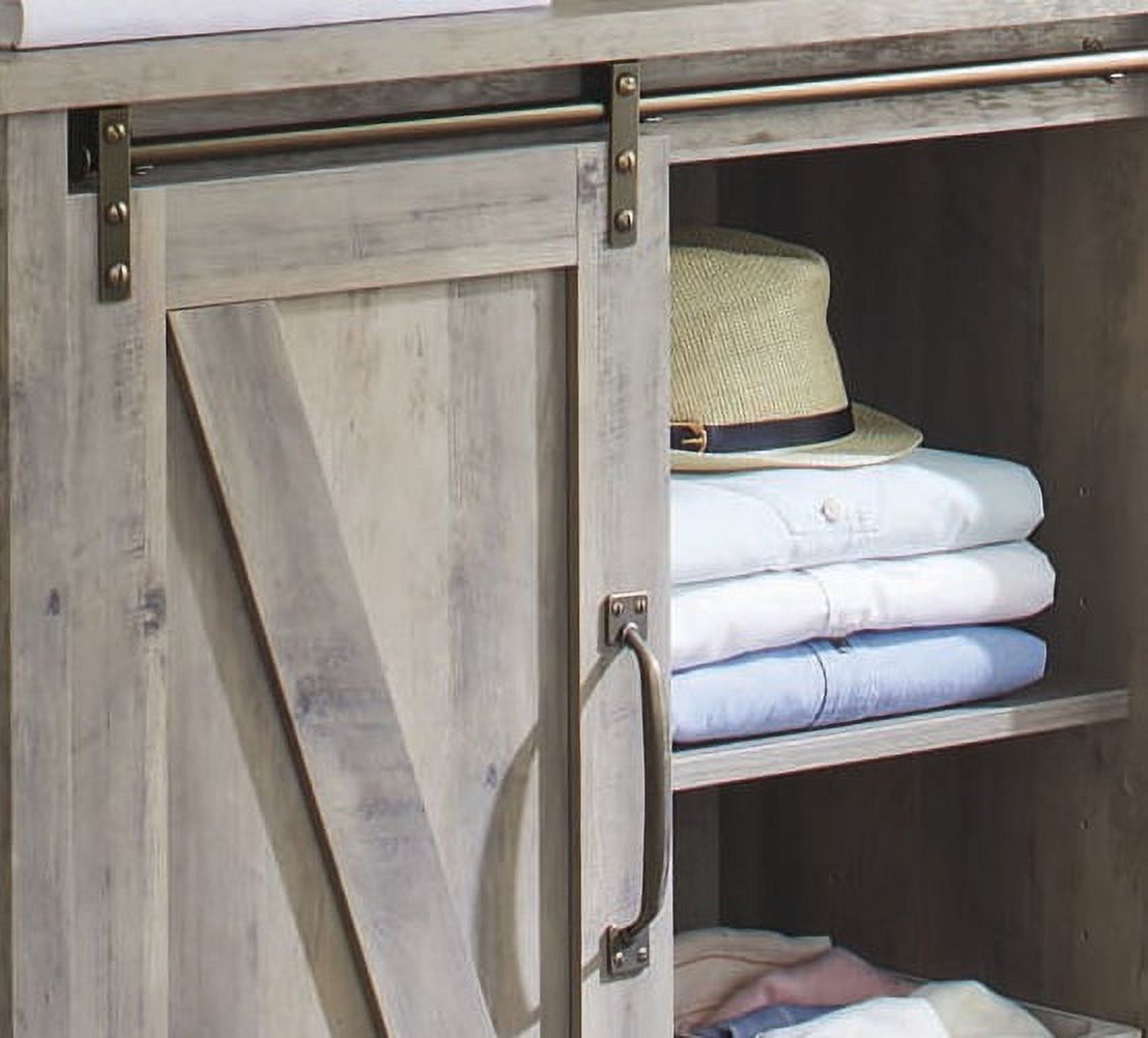 Better Homes & Gardens Modern Farmhouse Accent Storage Cabinet, Rustic Gray Finish - image 5 of 13
