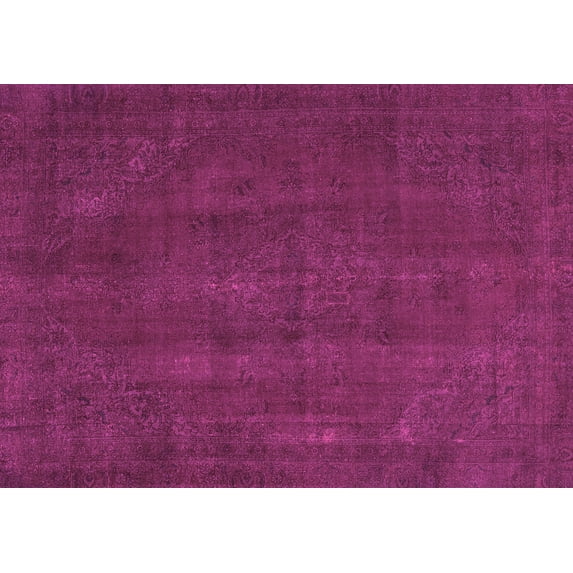 Ahgly Company Indoor Rectangle Abstract Pink Modern Area Rugs, 8' x 10'