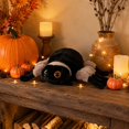 thumbnail image 6 of Spider Plush Toy with Large Sparkly Eyes, Soft Striped Legs Stuffed Insect Doll for Halloween Decoration and Playful Accessory Display Collection, 6 of 6