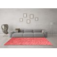 thumbnail image 3 of Ahgly Company Indoor Rectangle Solid Red Modern Area Rugs, 2' x 3', 3 of 4