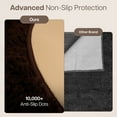 thumbnail image 5 of Moonlight20015 Area Rug 4x4ft non-slip Soft Fluffy Shaggy for Living Room Bedroom Décor Brown, 5 of 7
