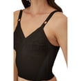 thumbnail image 4 of Brasier Tipo Peto Largo Criss Cross - PLAYTEX - Sin Varillas - Levanta y Separa Busto - Modelo 677 - Estilo Soporte Natural - Color Negro - Talla 36C, 4 of 4