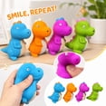 thumbnail image 4 of Cute Dinosaur Christmas Dumplings Squishy Blind Box Soft Squeeze Squishy Slow Rising Stress Squishy Toy Squeeze Decompression Dough for Fun Desktop Entertainment, 4 of 7