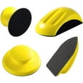 thumbnail image 5 of 4 Piece Hand Sanding Block Set with "Mouse", Round and Detail for 5" Hook & Loop Sanding Discs for Sanding Moldings, Woodworking, Auto Body, Painting and Crafts, 5 of 6