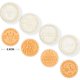 thumbnail image 4 of 4 Pcs Christmas Biscuits Cutters Cookie Stamps Fondant Pastry Mould Plastic Cookie Cutters Kitchen Baking Supplies, 4 of 5