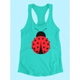 thumbnail image 3 of Ladybug Insect Racerback Tank Women -SPIdeals Designs, Female Medium, 3 of 4