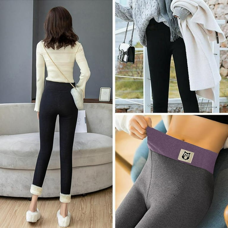 Tarmeek Super Thick Cashmere Leggings Cashmere Wool Leggings Premium Women s Fleece Lined Leggings