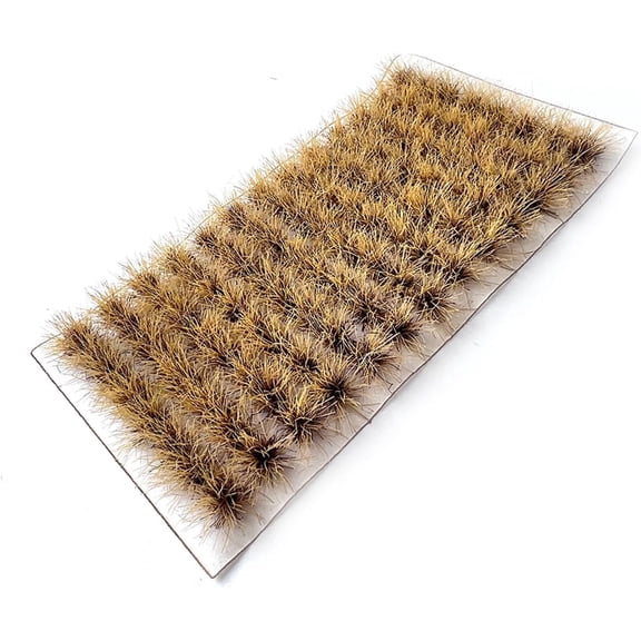 104-pcs 8mm Tall Diorama-Flowers-Grass Model Grass Cluster Humus Dark Brown Static-Grass for Model-Train-Scener Wargaming-Terrain Dioramas & DIY Crafts