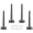 Mattle Black, variant on 4pcs 8 Inch Furniture Legs, Straight Conical Metal Legs Chrome Mid-Century Style Furniture Feet for Sofa Cabinet Table Chair Cupboard Couch Ottoman Home DIY Projects