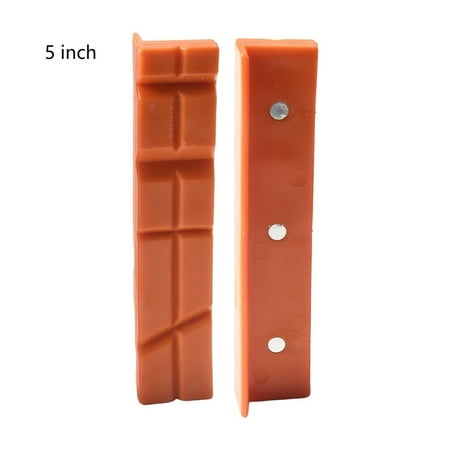 

2pcs 4/5/6 Inch Magnetic Soft Pad Jaw Rubber for Metal Vise Bench Machine Tools