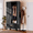 Black, variant on CHSHIN 71" Tall Farmhouse Style Metal Armoire Wardrobe Closet with Drawers,Metal Storage Cabinet for Bedroom,Black