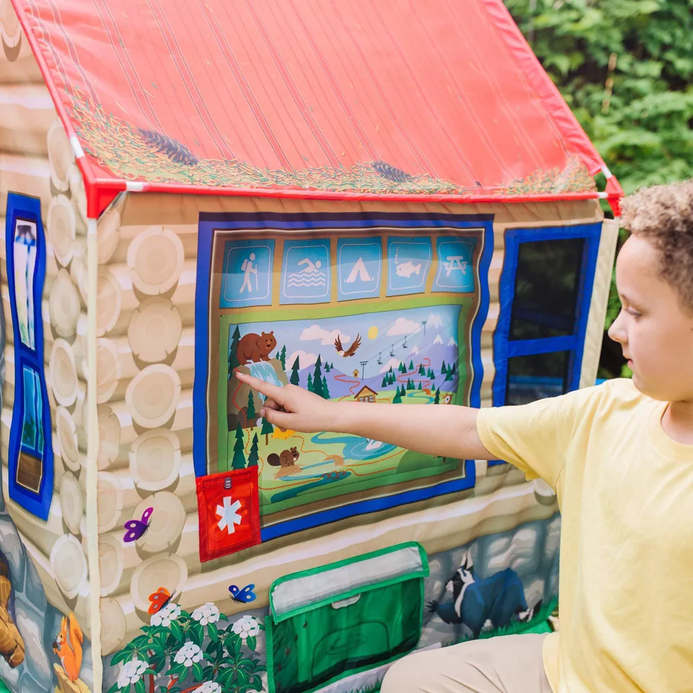 Melissa & Doug Let's Explore Park Ranger Cabin and Boat