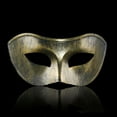 thumbnail image 2 of Xfvqtps Masquerade Mask for Men Half Face Retro Rome Mask Ball Mask Celebrations Party Accessory Gold, 2 of 4