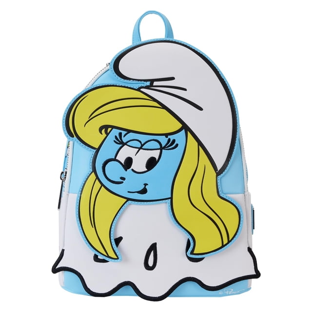 Mini Mochila Loungefly Pitufos Pitufina 23x27x11 cm