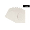thumbnail image 2 of Winter Suede Acid Free 6x7.5 Oval Picture Frame Mat with White Core Bevel Cut for 3x5 Pictures -, 2 of 3