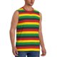 thumbnail image 2 of Fotbe Music Colors 1 Men's Camiseta sin Mangas Estampada para Hombres, Playera Casual para Gimnasio, Entrenamiento, Playa-3X-Large, 2 of 7