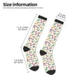 thumbnail image 5 of Haiem Cute Flower Socks, Funny Novelty Crazy Design Cotton Socks Sports Socks Knee High Socks For Men, Women,1Pairs - Gift For Working Friends, 5 of 9