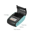 thumbnail image 4 of 2X PT-210 Portable Thermal Printer Handheld 58mm Receipt Printer for Retail Stores Restaurants Factories Logistics,2 x Printer 2 x USB Cable 2 x User Manual (Chinese, English),blue, 4 of 8