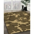 thumbnail image 2 of Ahgly Company Indoor Square Patterned Cinnamon Brown Area Rugs, 8' Square, 2 of 6