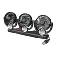 thumbnail image 1 of Ventilador de aire de enfriamiento de automóvil Ventilador de aire 360 ​​grados Rotatables Bajo Ruido 180 arriba USB de 5 V, 1 of 8