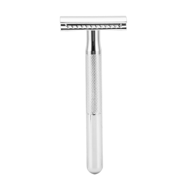 Men Razor,Long Handle Safety Razor Manual Shaver Double Edge Razor Luxury Finish