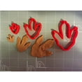 thumbnail image 3 of dinosaur paw cookie cutter (4 Inch)- Fast Shipping - Sharp Edges - Exceptional Quality, 3 of 5