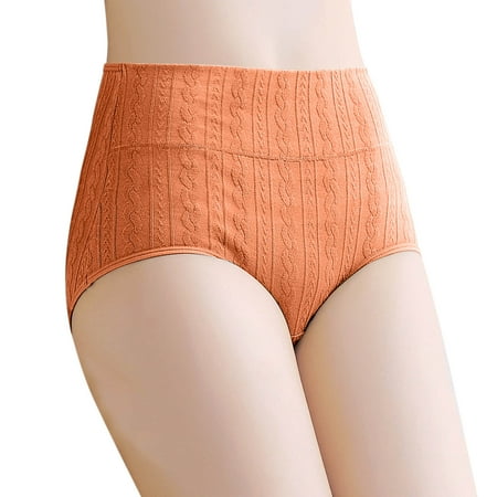 LARUYEKO Ladies Underwear Seamless Triangle High Waist Sexy Abdominal Lifting Panties Women s Cotton Underwear High Waisted Ladies Full Coverage Panties High-Cut Stretch Cool Underwear
