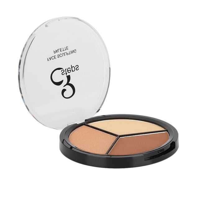 3in1 Long lasting Makeup Palette Face Highlight Contour Cosmetic Powder #CH3-3