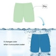 thumbnail image 3 of KAWELL Color Changing Swim Trunks for Men, Boys Quick Dry Sports Shorts, Summer Temperature Color Changing Swim Trunks, 3 of 4