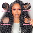 thumbnail image 4 of Big Save,HWRETIE Wigs Clearance,Ladies Wig,Set Black Mid-Length Curly Hair Simulation Wig,, 4 of 9