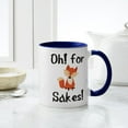 thumbnail image 4 of CafePress - OH! FOR FOX SAKES! Mugs - 11 oz Ceramic Mug - Novelty Coffee Tea Cup, 4 of 4