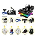 thumbnail image 2 of 30*38CM 8 In 1 Combo Heat Press Machine 360° Rotation Sublimation Printer Cap Shirt Mug Plate Heat Transfer ,Easy to Use, 2 of 5