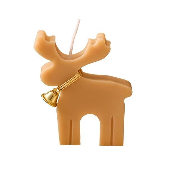 Cute Christmas Reindeer Candle Winter Scented Candle Soy Wax Aromatherapy Candle Christmas Holiday Party Decoration