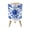 Color 1, variant on Small Trash Can with Lid Paw print seamless cat dog foot animal sketch Animal Bear 1.8 Gallon Dog Proof Trash Can Round Garbage Can Waste Bin Wastebasket for Bathroom Bedroom Living Room