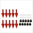 thumbnail image 3 of SOFEIYA Red Motorcycle Spike Bolts Windscreen Fairings License Plate M5 5mm, 3 of 5