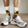 thumbnail image 6 of Disketp Honey Bee Unisex Crew Socks Lightweight Breathable Ventilation Ankle Socks, Mid-calf socks for Daily, 6 of 6