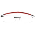 thumbnail image 2 of TAG Heuer 0344 010 Rimless Spring Rubber Eyeglasses Red Carbon Fiber, 2 of 4