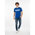 thumbnail image 2 of NASA Men's and Big Men's Graphic Cotton Tee with Short Sleeves, Sizes S-3XL, 2 of 6
