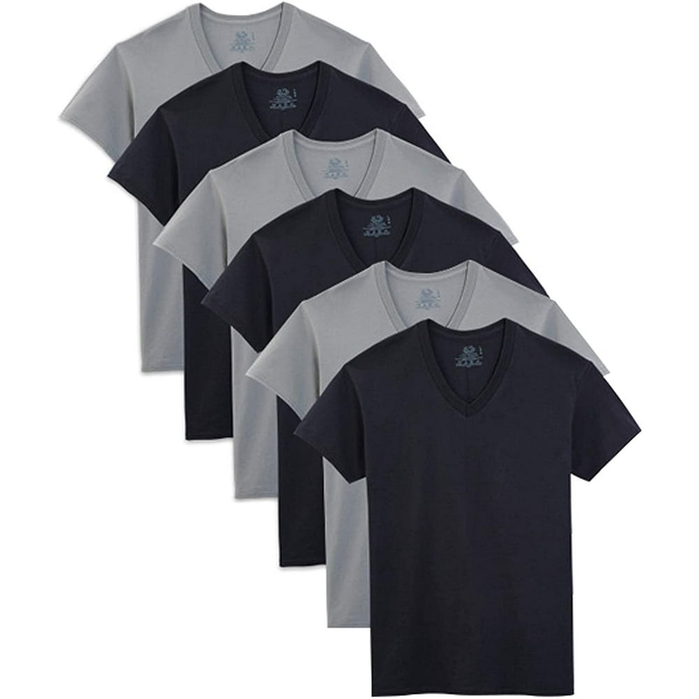 fruit of the loom grey t shirt