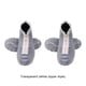 thumbnail image 5 of Minnieouse Cubierta impermeable de silicona para zapatos, cubierta impermeable para zapatos, lluvia y suciedad, Simple y elegante Accesorios de calzado Transparente.Blanco, 5 of 6