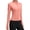 Orange, variant on Womens Cropped Full Zip Up Workout Jacket Running Track Jacket Workout Slim Fit Yoga Sportwear With Thumb Holes Pink