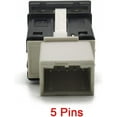 thumbnail image 4 of jfqm Car Red Light Packing Radar Power On Off Camera Mirror Switch Button Fit for VW Golf 6 Fit for Jetta 5 MK5 Caddy EOS Scirocco (Color : Radar), 4 of 5