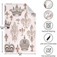 thumbnail image 3 of Dreamtimes Dishcloth, Kitchen Towel, Kitchen Gifts for Restaurant, Kitchen, Party, Hand Crowns and Fleur, 3 of 7